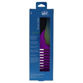 img 1 attached to 💜 Влажная щетка Wet Brush Pro Paddle - фиолетовая с гибкой сушкой, 1 штука