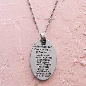 img 1 attached to Joyful Sentiments Inspirational Stainless Necklace