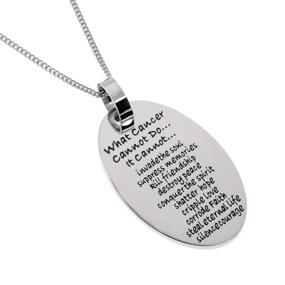 img 3 attached to Joyful Sentiments Inspirational Stainless Necklace