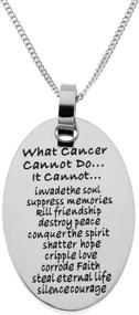 img 4 attached to Joyful Sentiments Inspirational Stainless Necklace