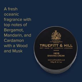 img 2 attached to 🪒 1805 Shaving Cream Bowl by Truefitt & Hill - Smooth Glide for a Hydrating and Close Shave (6.7 ounces)