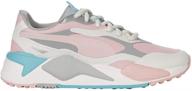 puma womens rs g vaporous gray peachskin high women's shoes for athletic logo