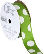 offray random ribbon 8 inch 9 feet logo