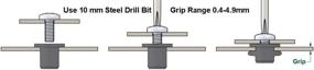 img 1 attached to ⚓️ H2o Kayaks Zig Zag Cleat: Marine Grade Stainless Steel Fixings & Well Nuts for Secure Anchoring