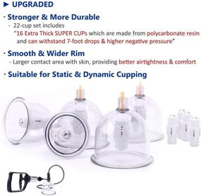 img 3 attached to ASCLE 22-Cup Cupping Set with Extra Thick Super Cups