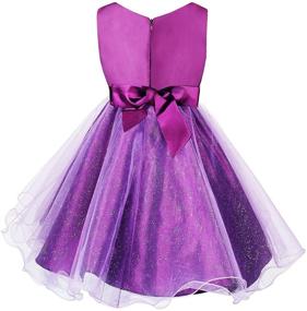 img 3 attached to 👗 Acecharming Dress for Girls - Flower Formal Wedding Bridesmaid Clothing
