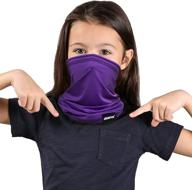 👶 reusable cloth kids neck gaiter face mask | washable bandana face masks | balaclava face cover scarf shield for children logo