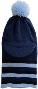 img 3 attached to ❄️ Frost Hats Boys' Winter Balaclava Stripes - Optimized Accessories