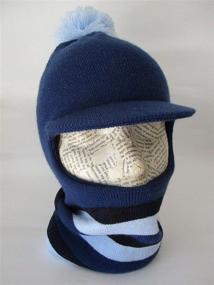 img 1 attached to ❄️ Frost Hats Boys' Winter Balaclava Stripes - Optimized Accessories