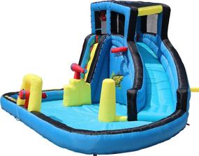 img 3 attached to Revolutionize Water Fun with the Banzai Battle Blast Adventure Inflatable Water Park