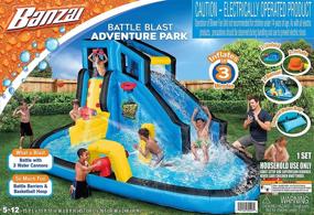 img 1 attached to Revolutionize Water Fun with the Banzai Battle Blast Adventure Inflatable Water Park