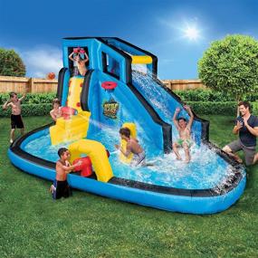 img 2 attached to Revolutionize Water Fun with the Banzai Battle Blast Adventure Inflatable Water Park