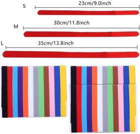 img 3 attached to 🐶 Waybas 45 PCS Puppy ID Collars Whelping Collars for Small Puppies Litter - Double-Sided Soft Adjustable Bands for Puppy Identification - Newborn Pet Dog Cat Kitten - 3 Sizes