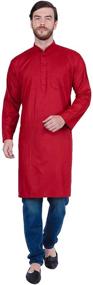 img 4 attached to 🎽 Cotton Indian Men's Clothing by Maple Clothing