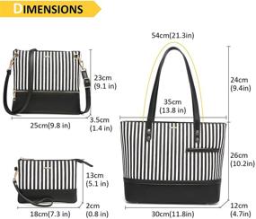 img 3 attached to LOVEVOOK Crossbody Handbags: Stylish Women's Shoulder Bags, Wallets, and Satchels