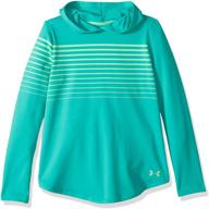 active performance: under armour girls coldgear heather clothing logo