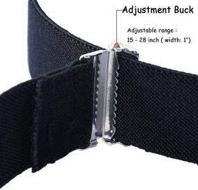 img 2 attached to 🔒 Easy-to-Use Magnetic Buckle Belt for Boys - Essential Accessory for Kids