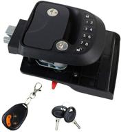 🔒 enhanced security for trailers & campers: summit rv keyless entry door handle with keypad and deadbolt logo