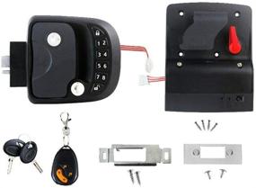 img 3 attached to 🔒 Enhanced Security for Trailers & Campers: Summit RV Keyless Entry Door Handle with Keypad and Deadbolt
