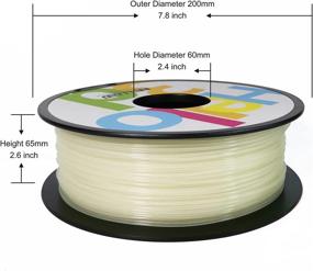 img 1 attached to Hello3D Printer Filament Printing Luminous