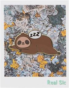 img 3 attached to Real Sic Sleepy Sloth Pin