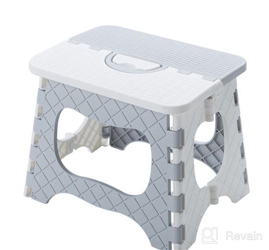 img 1 attached to Utopia Home: Foldable Step Stool - Must-Have Furniture, Decor & Storage for Kids review by Amy Mcleod