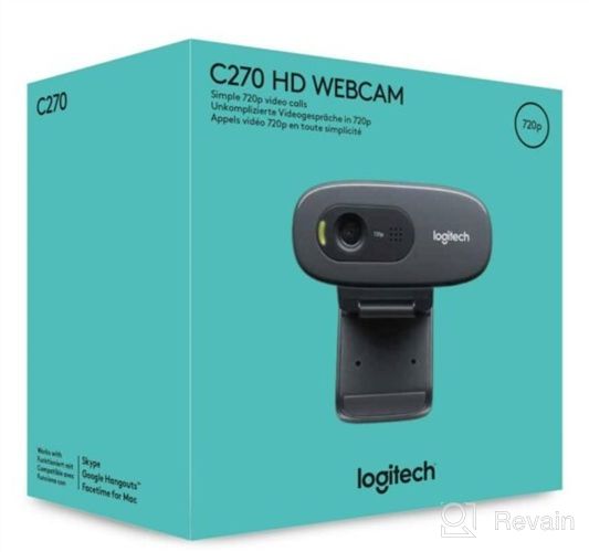 img 1 attached to Logitech C270 HD Webcam, 720p HD, Wide-screen Video Calling, Light Correction, Noise-Reducing Mic, Skype, FaceTime, Hangouts, WebEx, PC/Mac/Laptop/Macbook/Tablet - Black review by Jennifer Roberts