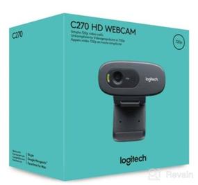 img 6 attached to Logitech C270 HD Webcam, 720p HD, Wide-screen Video Calling, Light Correction, Noise-Reducing Mic, Skype, FaceTime, Hangouts, WebEx, PC/Mac/Laptop/Macbook/Tablet - Black