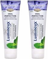 lumineux oral essentials sensitivity relief toothpaste - fluoride free, certifiably non toxic, no artificial flavors or colors, sls free, dentist formulated (2 pack) logo
