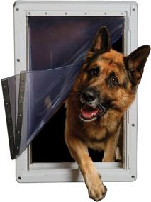 img 2 attached to 🚪 Ideal Pet Products Designer Series Ruff-Weather Pet Door - Telescoping Frame, Available in Door Entry or Wall Entry Options