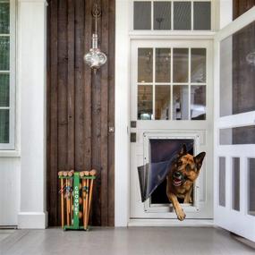 img 4 attached to 🚪 Ideal Pet Products Designer Series Ruff-Weather Pet Door - Telescoping Frame, Available in Door Entry or Wall Entry Options