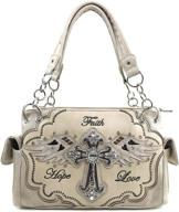 stylish and practical: justin west concealed western handbag women's handbags & wallets in totes logo