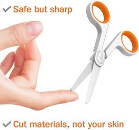 img 3 attached to 🔪 Slice 10544 Ceramic Scissors: Rust-Free, Finger-Friendly, Food Grade, BPA Free - 1 Pack with Rounded Tip