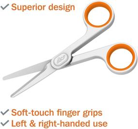 img 2 attached to 🔪 Slice 10544 Ceramic Scissors: Rust-Free, Finger-Friendly, Food Grade, BPA Free - 1 Pack with Rounded Tip