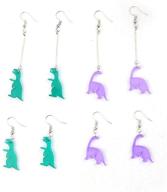 🎁 harajuku acrylic earrings for girls and women - personality animals design, ideal birthday gift logo