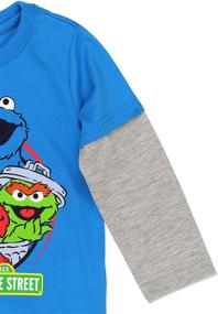 img 1 attached to 👕 Sesame Street Long Sleeve Tee for Toddler Boys (Baby/Toddler)