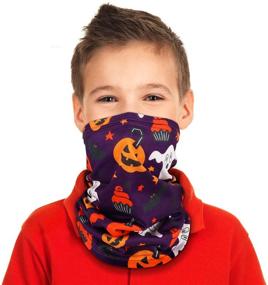 img 1 attached to Top-rated Girls' Neck Gaiter Protection Coverings for Kids - Must-have Accessories