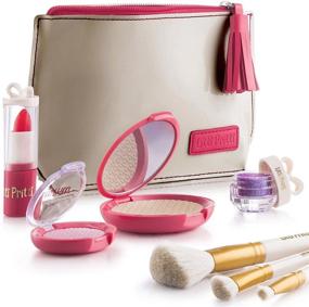 img 4 attached to 💄 Litti Pritti Pretend Makeup Set: Perfect for Girls' Dress Up & Imaginative Play