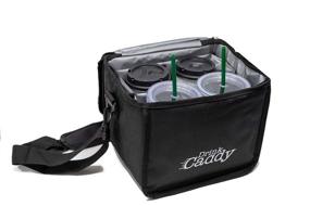 img 1 attached to Drink Caddy Insulated Portable Carrier Food Service Equipment & Supplies