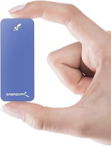 img 3 attached to Sabrent 512GB Rocket Nano External Aluminum SSD (Blue) (SB-512-NANO-BLU)