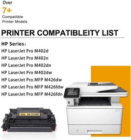 img 1 attached to 🖨️ Arcon Compatible Toner Cartridge Replacement for HP 26X 26A CF226A CF226X - HP Laserjet Pro MFP M426fdw M402n M402dn M402dw M426fdn M426dw Printer - HP 26A CF226A 26X CF226X - Black Toner Cartridge - Pack of 2