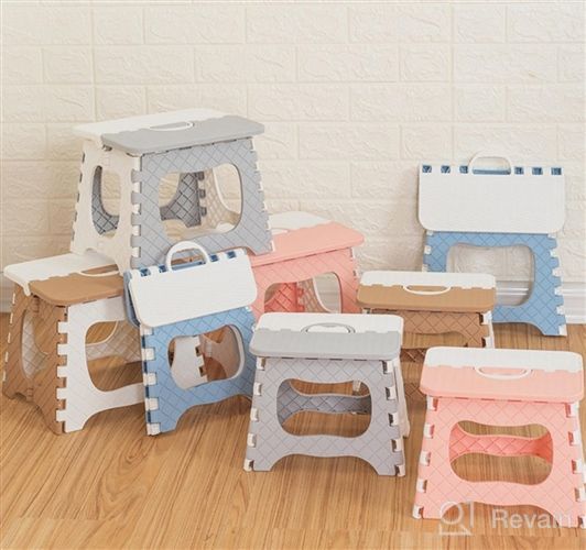 img 1 attached to Utopia Home: Foldable Step Stool - Must-Have Furniture, Decor & Storage for Kids review by Tara Ford