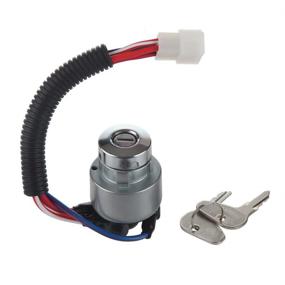 img 3 attached to 🔑 MIDIYA TC020-31820 Kubota Ignition Starter Switch: Reliable 3 Position 5 Connection Terminals with 2 Keys for Kubota Tractors B2150, M6800, M4900, BX2200, B1700E, 13750, KX91-3, 14150, 13010, L2800F, L4400F, MX5000F