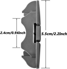 img 2 attached to 🔧 WPW10508950 Dishwasher Dishrack Slide Rail Stop Upper - High-Quality Replacement for Rack Track Stop W10508950 8562015 AP6022472 W10199682