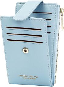 img 4 attached to ZRTARY Holder Wallets: Stylish Bifold Organizer for Women's Handbags & Wallets