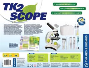 img 2 attached to TK2 Scope Biology and Durable Metal Microscope Set with Glass Optics by Thames & Kosmos - Includes 25 Experiments and 48 Page Lab Manual, High-Quality for Students and Professionals (636815)