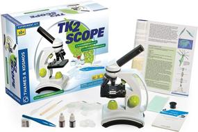 img 1 attached to TK2 Scope Biology and Durable Metal Microscope Set with Glass Optics by Thames & Kosmos - Includes 25 Experiments and 48 Page Lab Manual, High-Quality for Students and Professionals (636815)