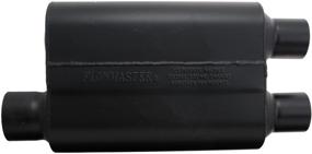 img 3 attached to 🔊 Flowmaster 9430462 Super 44 Muffler - 3.00 Offset Inlet / 2.50 Dual Outlet - Enhanced Acoustic Tone, Sleek Black Finish
