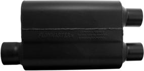 img 1 attached to 🔊 Flowmaster 9430462 Super 44 Muffler - 3.00 Offset Inlet / 2.50 Dual Outlet - Enhanced Acoustic Tone, Sleek Black Finish