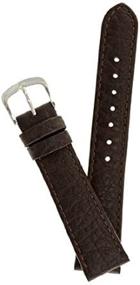 img 1 attached to Genuine Italian Leather Watchband Brown